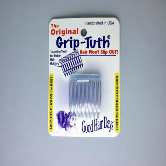 The Original Grip-Tuth® Good Hair Days Tuck Side Combs Made in USA Mix&Match