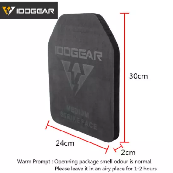 IDOGEAR Tacical Vest Dummy Plate Ballistic 2pcs 9x12" For AVS JPC Vest Paintball