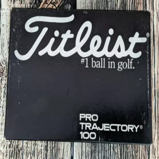 Vintage 1970'S Titleist Pro Trajectory 100 Acushnet Golf Balls Hit Me Dick!