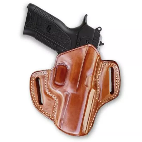 Premium Leather OWB Pancake Holster Open Top Fits, Sarsilmaz B6 - 4.5"BBL #5092#