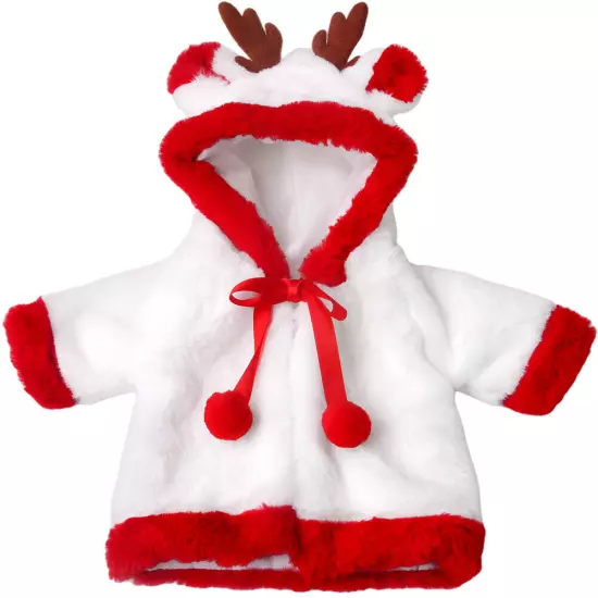 Christmas plush coat made for 18'' American girl doll winter clothes