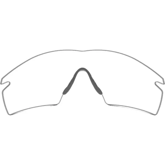 crystal clear shooting lenses for oakley m frame strike with nose clip pad