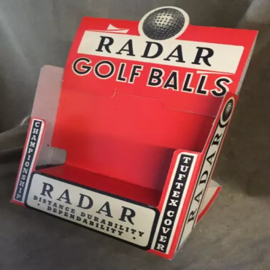 Vintage 1930’s Radar Golf Ball Store Display