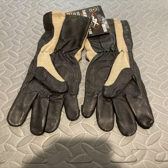 Wiley X Orion Foliage Brown NAVAIR Flight Gloves Medium Flyer Pilot G301ME