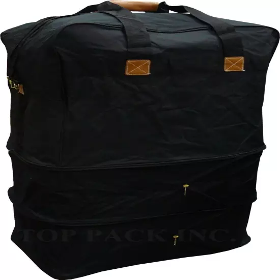 30" Expandable Rolling Duffel Bag Wheeled Spinner Suitcase Luggage - Heavy Duty