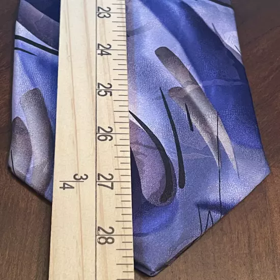 J. Garcia Blue Landscape With Eye Thirty Seven 100% Silk Men’s Neck Tie