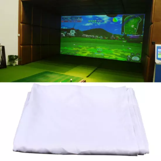 Indoor Golf Ball Simulator Impact Display Projection White Screen 3m X 2m USA