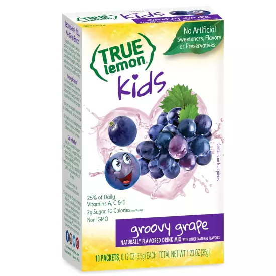 KIDS Groovy Grape (10 Packets) for Hydration - No Preservatives, No Artificial✅✅