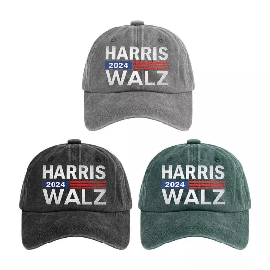 Kamala Harris Tim Walz Hat (Embroidered Dad Cap) Harris Walz 2024 USN