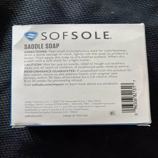 Sof-Sole Saddle Soap - Conditions, Nourishes & Preserves Leather