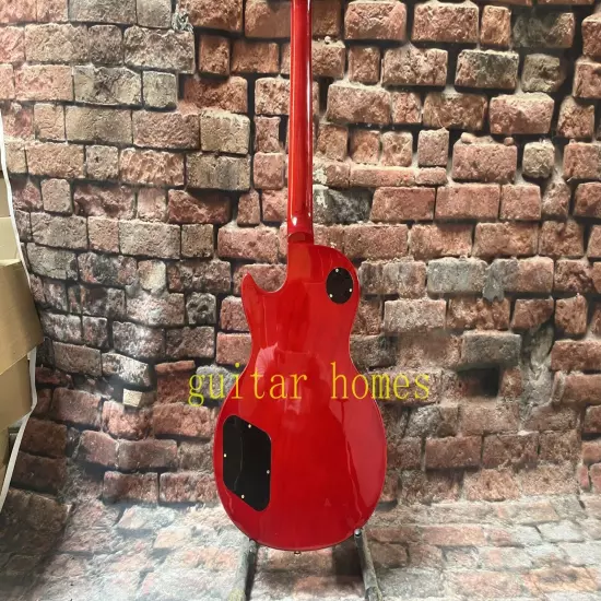 High quality LP 6-string electric guitar with mahogany body gold hardware