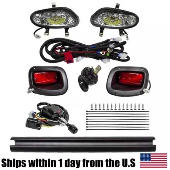 Full LED Deluxe Light Kit for Freedom EZGO TXT Valor 2014 & UP Gas Electric