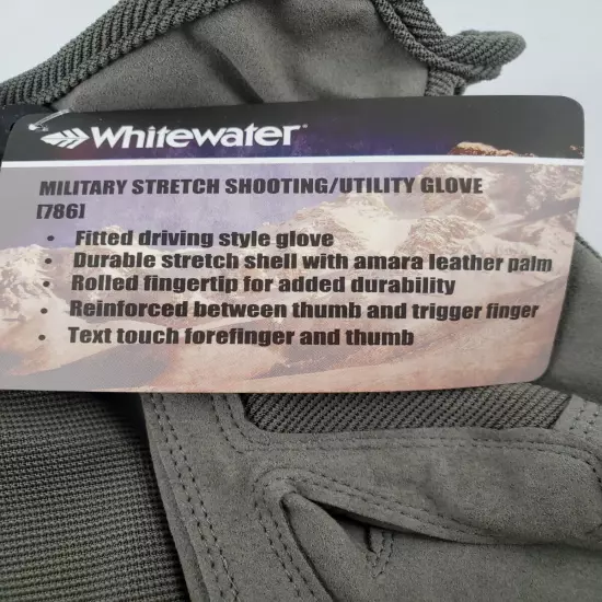 Whitewater Tactical Stretch Shooting / Utility Gloves OD Green Medium 