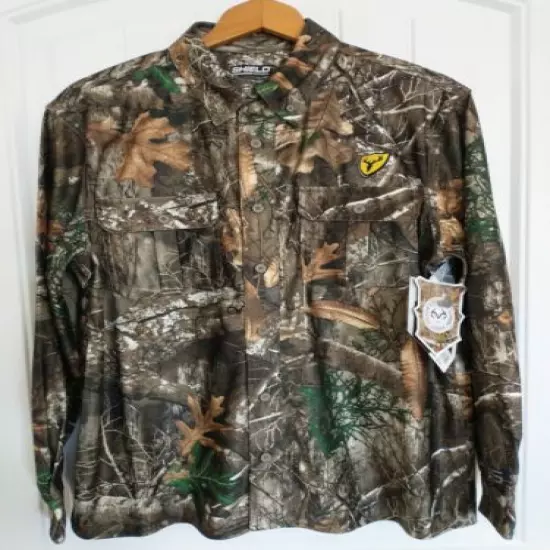 Blocker Outdoors Realtree Shield Series Terratec Camo Hunting Shirt NWT size M