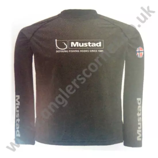 Mustad Day Perfect Shirt / Black / Blue / Clothing / Fishing / Leeda