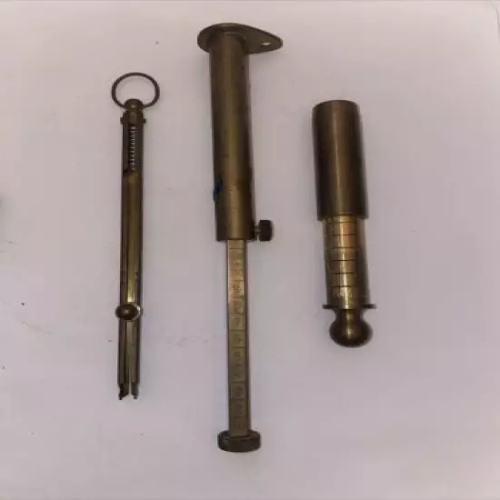 Asortment Of Brass Black Powder Gun/ Pistol Tools