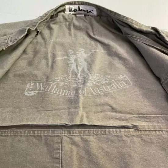 Wallaman Khaki Cotton Outdoor Fishing Hunting Safari Expedition Vest Large