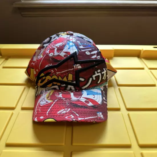 Alpinestars Red Flex Hat L/XL Vintage Y2K