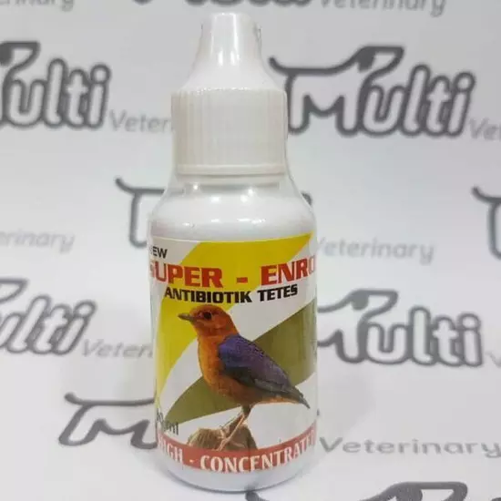 30 ml Super Enro Drops FOR Birds Diarrhoea/Lethargy/Infection