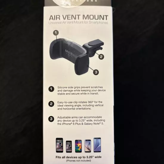 Merkury Air Vent Mount For Smart Phone