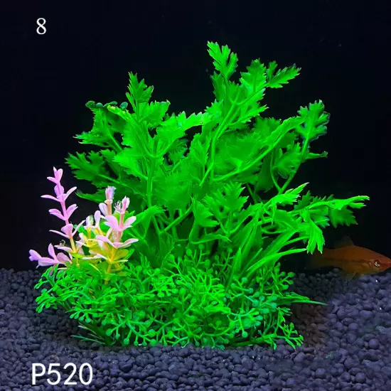 Artificial Aquarium Plants Decoration Fish Tank Water Plant Grass Ornament❥