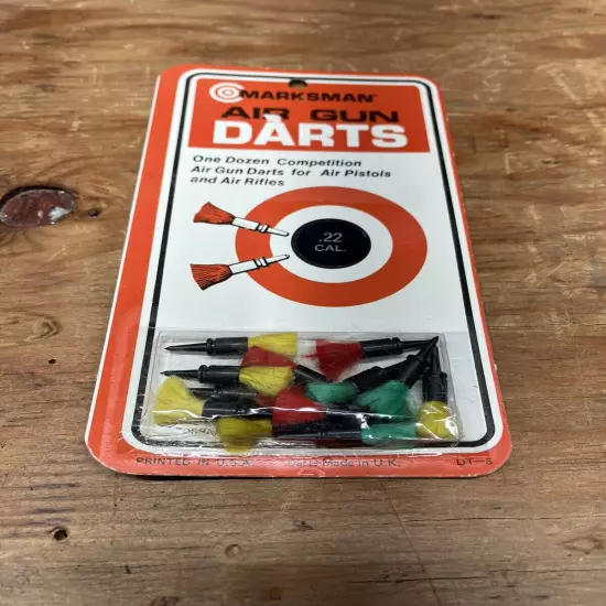 Marksman AIR GUN DARTS... 1 dozen HTF .22 caliber 