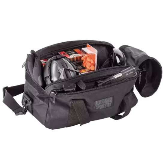 Blackhawk Sportster MOLLE Nylon Pistol Range Bag, Black 74rb02bk