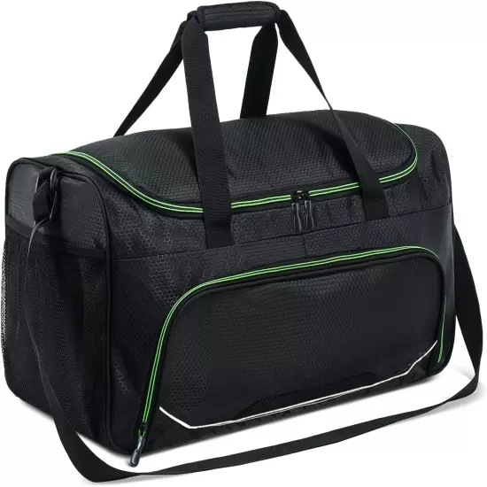 Mens Gym Bag 21 Inch Large Overnight Weekender Duffle Bag for Travel Sport-Green