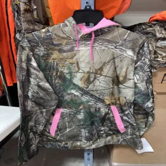 Gamehide Womens Pink And Camo Hunting Sweatshirt Size Medium