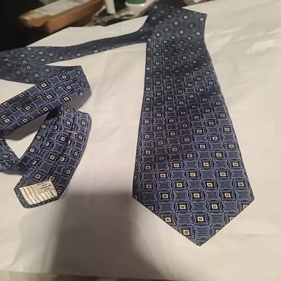 Nordstrom Blue Geometric Silk Tie