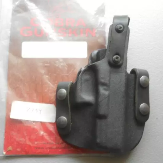 Cobra KRT Tactical Kydex OWB Holster Fits Glock 26.27, 19,23 Right Black S713