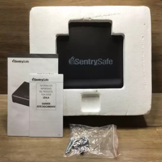 SENTRYSAFE Quick Access Digital Pistol Safe QAP1EK SCUFFS, NO WASHERS