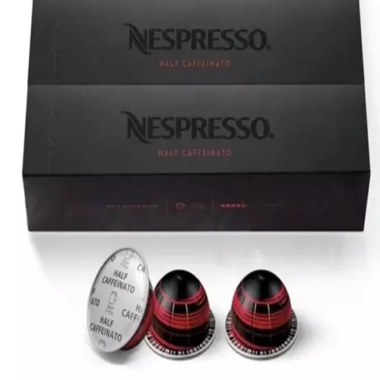 Nespresso Vertuoline Half Caffeinato Coffee Capsule Pods - 20 Pods in Sleeve