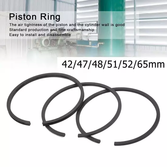 3pcs Practical Quality Air Compressor Piston Ring Pneumatic Parts For Cylinder