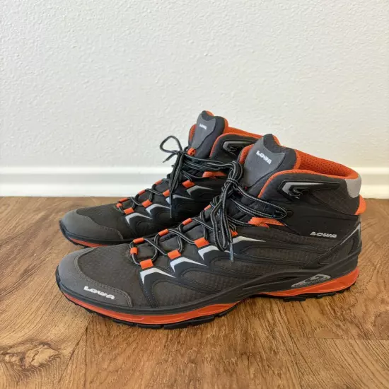 Lowa Innox Mid Hiking Boot - Men's, Graphite/Orange 10.5