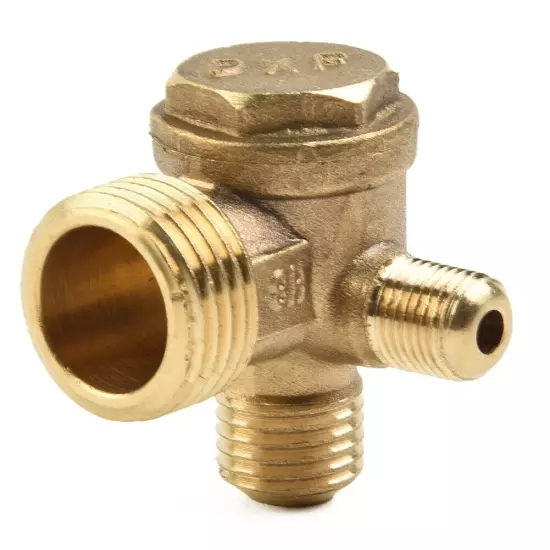 Check Valve Connector Tool Tool Accessories 3 Port Brass Durability Gold