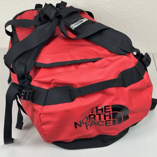 The North Face Base Camp Duffel Black Series Red/Black Heavy Duty