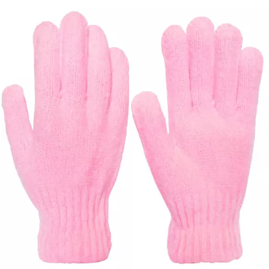 Women's Soft and Stretchy Chenille Basic Winter Magic Gloves