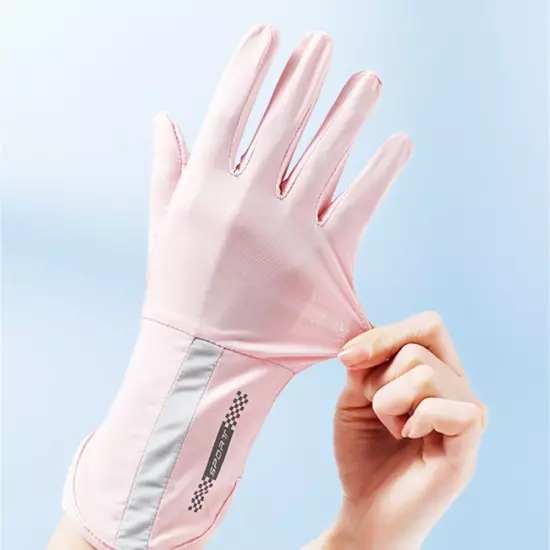 Mid-long Sunscreen Gloves Thin Cycling Driving Gloves Summer Spring