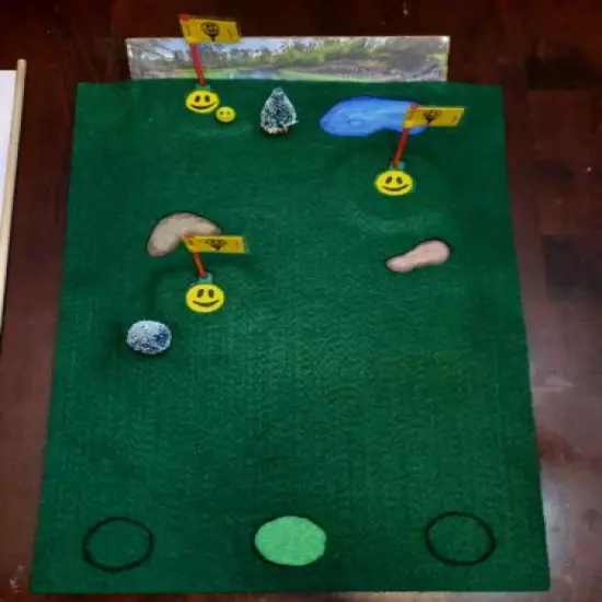 Miniature Indoor Golf Putting Family Game