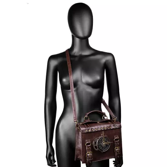 New Ladies Handbag Steampunk Retro Style Ladies Fashion Shoulder Crossbody Bag