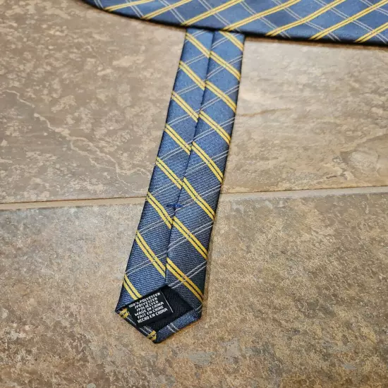 Men's Nautica Blue and Yellow Striped Tie - Professional 