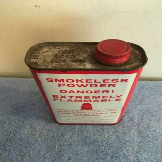 Vintage Dupont Smokeless Powder IMR-3031- Empty 1 Pound Metal Can