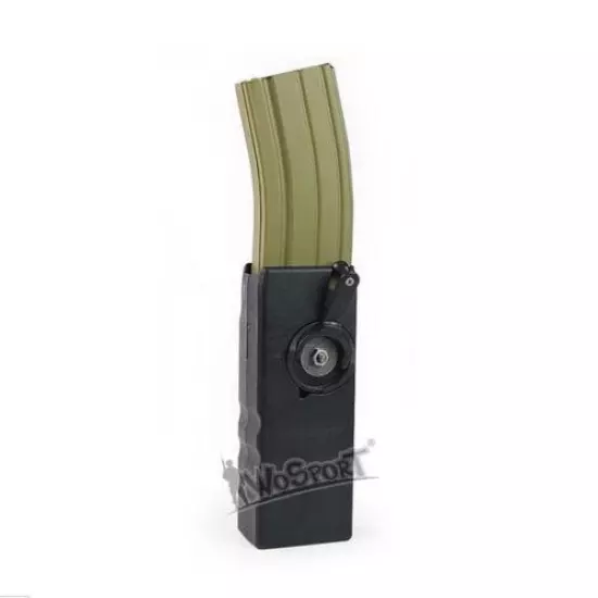 Tactical 1000rd Rounds Plastic BB Speed loader Quick Loader Hunting Gun Magazine