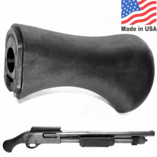 Raptor tactical grip compatible with H&R 1871 12 gauge pump action 12 gauge blk.