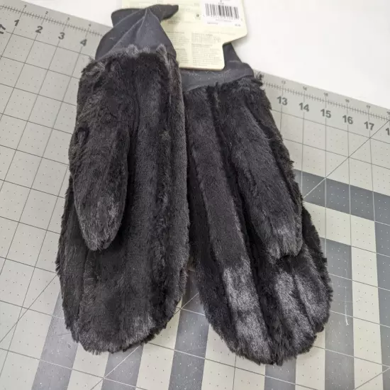 The North Face Womens Furlander Mitt Mitten Sz M Black UNUSED