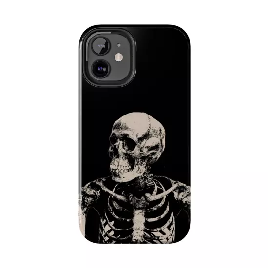 Dark Skeleton Skull Tough iPhone & Samsung Galaxy Cases Cover, Gift For Men