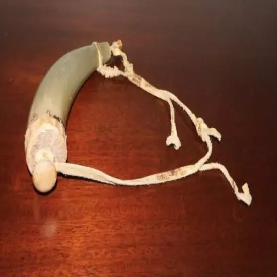 Authentic Vintage Powder Horn