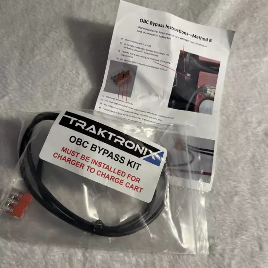 Traktronix OBC Bypass Cable for Club Car Golf Cart New in Package