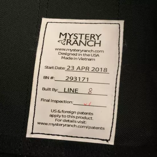 Mystery Ranch Backpack